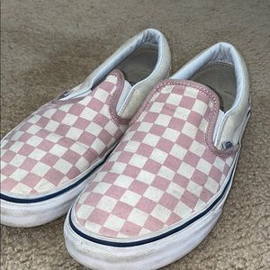 PINK CHECKERED VANS ✨💕